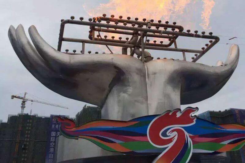 工(gōng)程案例圣火盆效果图